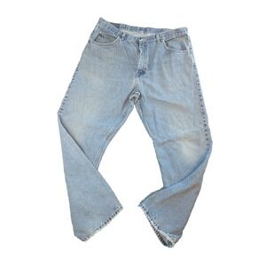 Wrangler Jeans Men's 36x29 Blue Relaxed Fit Premium Quality Work Denim 97601VR